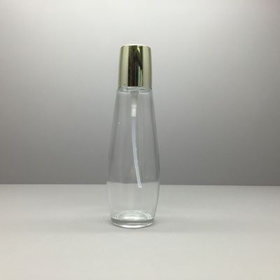 120ml 100ml Sprayed Cosmetic Packaging Empty Glass Bottle ISO
