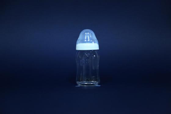 OEM Borosilicate Glass Baby Feeding Nipple Bottles Bisphenol-A Free
