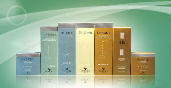 Gold Corrugated Paper Board Cosmetic Packaging Boxes Silk-Screen Printing