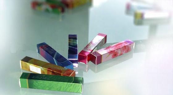 Offset Printing Silver Cellophane Paperboard Cosmetic Packaging Boxes