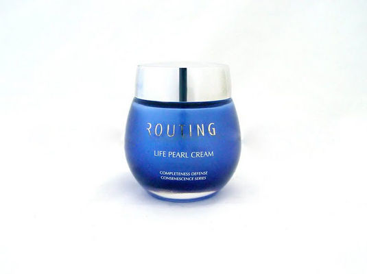 Personalized Empty Glass Cream Jars And Bottle For Cosmetic Packaging 30G