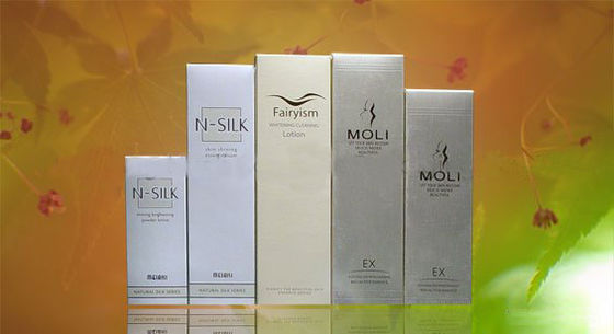 4 Colors Printing Hot Foil Stamping White Paperboard Cosmetic Packaging Boxes
