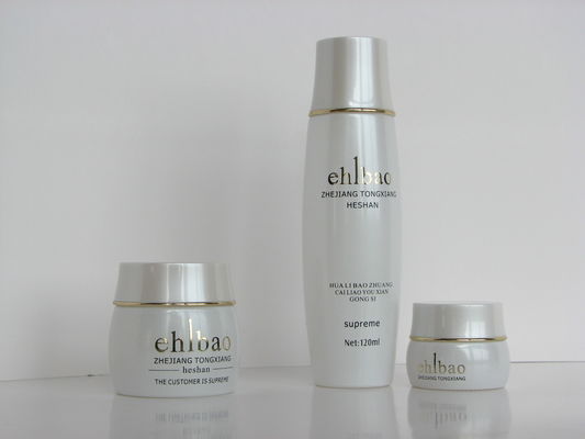 بطری های شیشه ای و شیشه های آرایشی مینی سفید 50ml خامه سفید مات