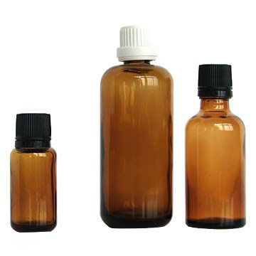 Amber Colored Essential Oil Glass füllt 100ml 30ml 10ml mit Kappen-Tropfenzähler ab
